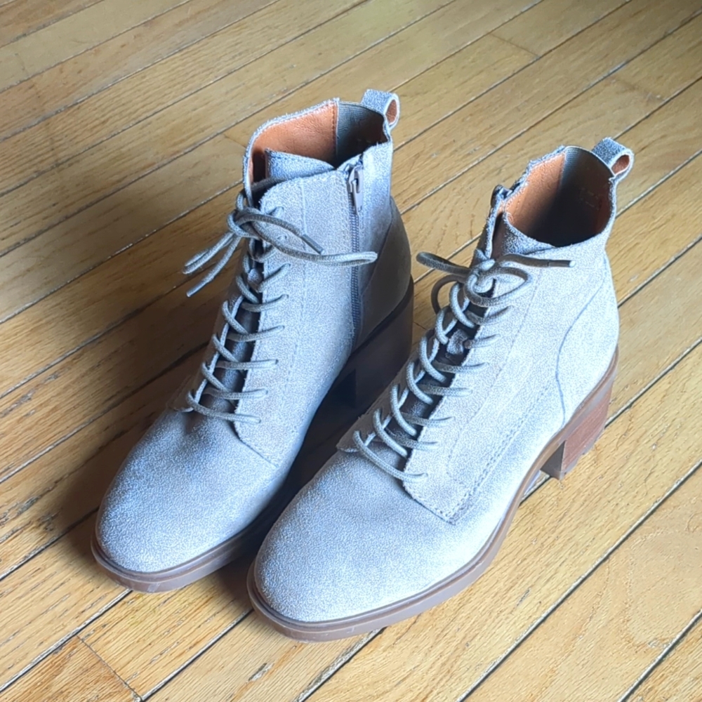 Lucky Brand Suede Leather Boots